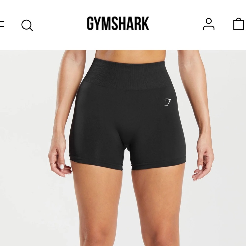 Gymshark Black Seamless Workout Shorts